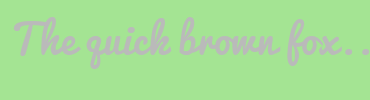 Image with Font Color BABABA and Background Color A4E493
